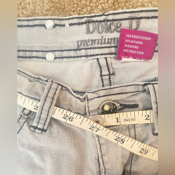 Girls Dolce  Ash Grey denim Pants “14” / “XS” - Picture 7 of 12